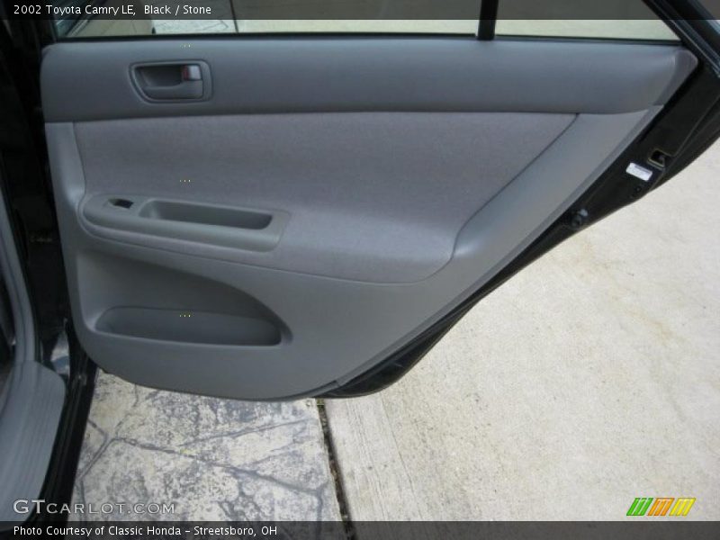 Black / Stone 2002 Toyota Camry LE