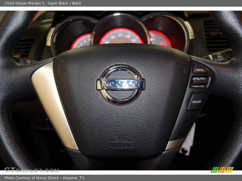 Super Black / Black 2009 Nissan Murano S