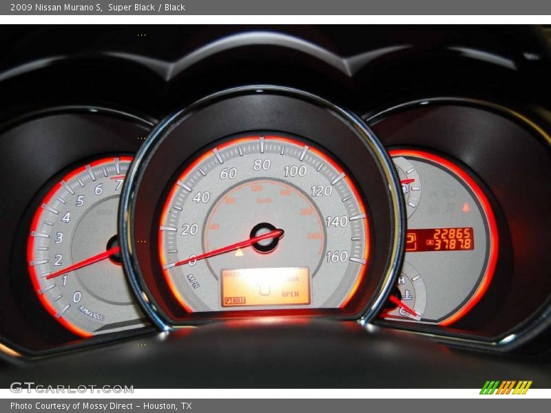 Super Black / Black 2009 Nissan Murano S