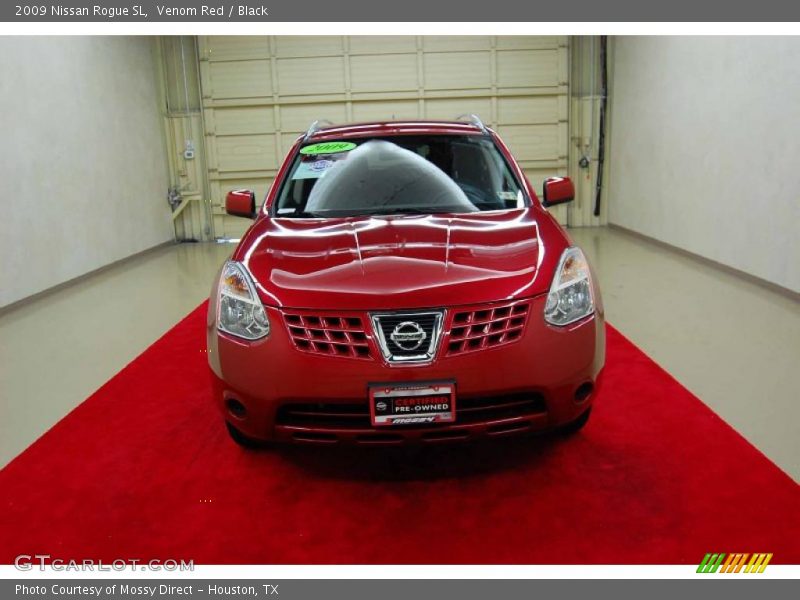 Venom Red / Black 2009 Nissan Rogue SL
