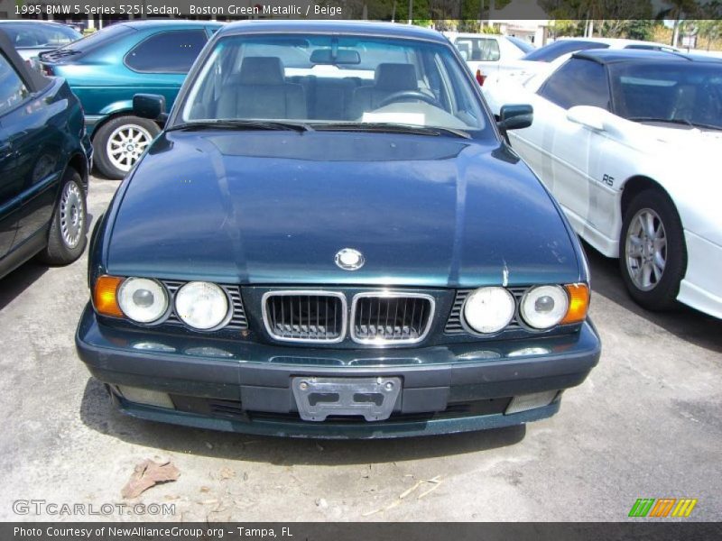 Boston Green Metallic / Beige 1995 BMW 5 Series 525i Sedan