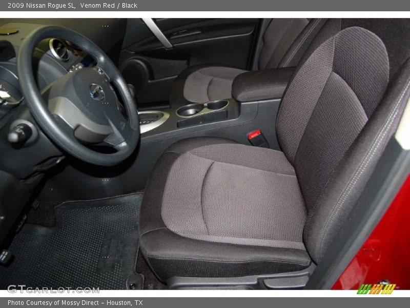 Venom Red / Black 2009 Nissan Rogue SL