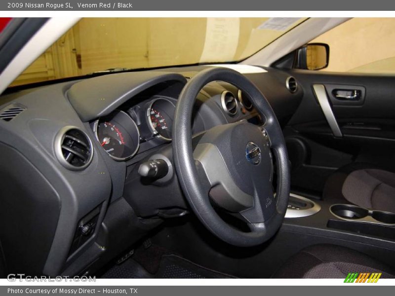 Venom Red / Black 2009 Nissan Rogue SL