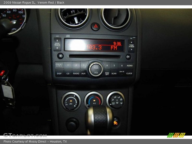 Venom Red / Black 2009 Nissan Rogue SL