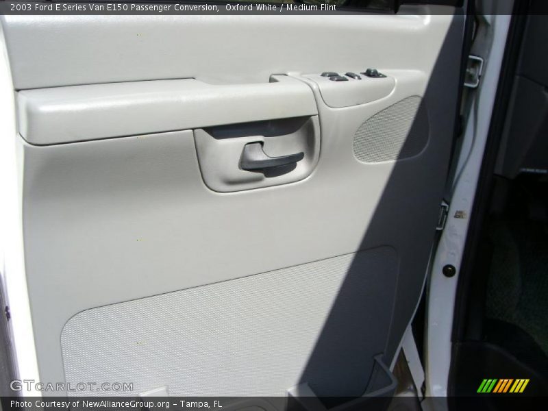 Oxford White / Medium Flint 2003 Ford E Series Van E150 Passenger Conversion