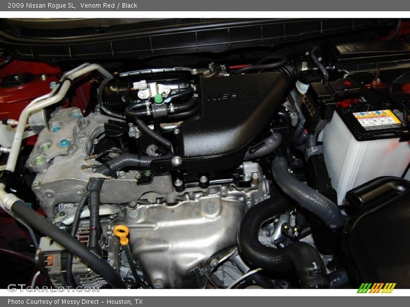 Venom Red / Black 2009 Nissan Rogue SL