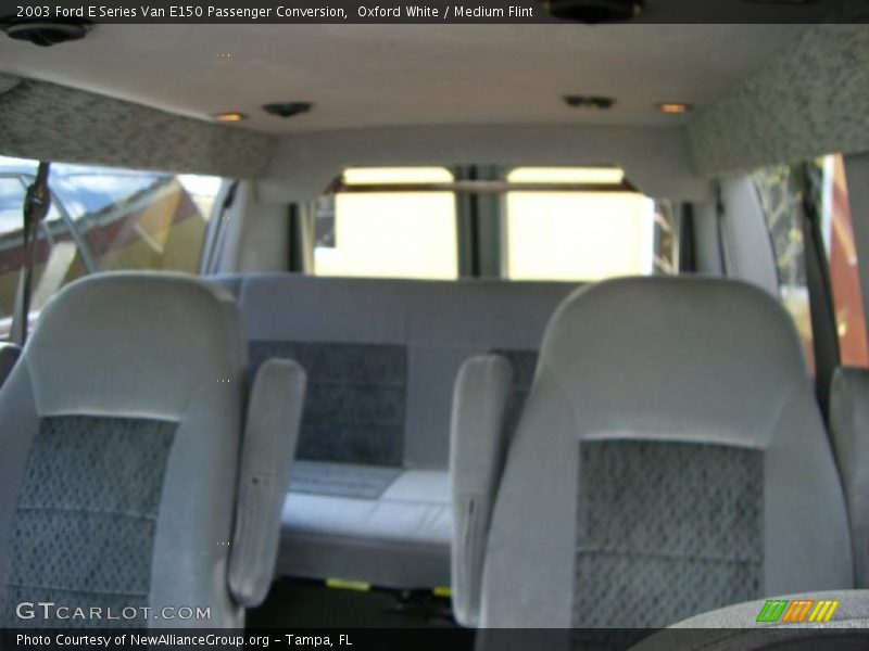 Oxford White / Medium Flint 2003 Ford E Series Van E150 Passenger Conversion