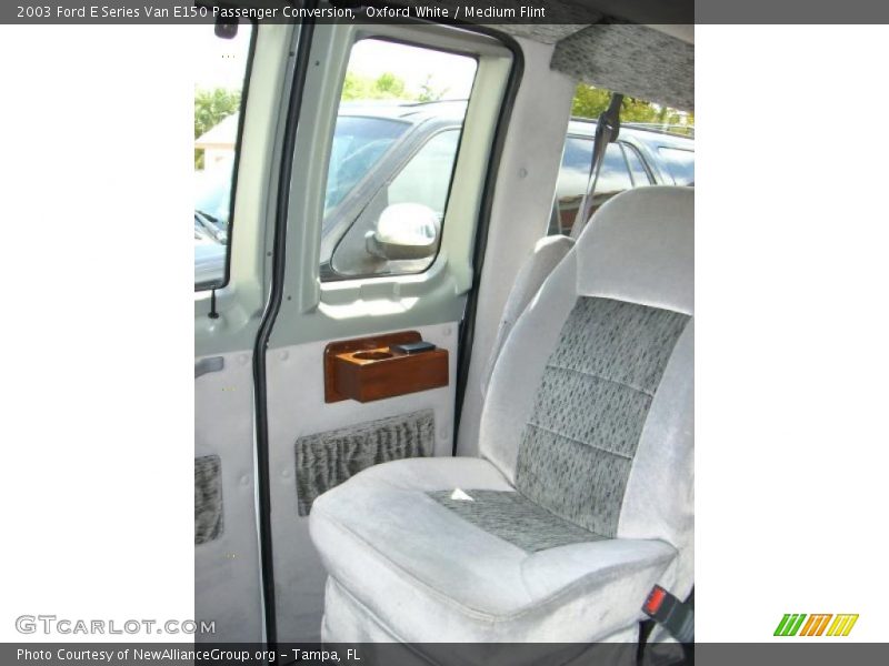 Oxford White / Medium Flint 2003 Ford E Series Van E150 Passenger Conversion