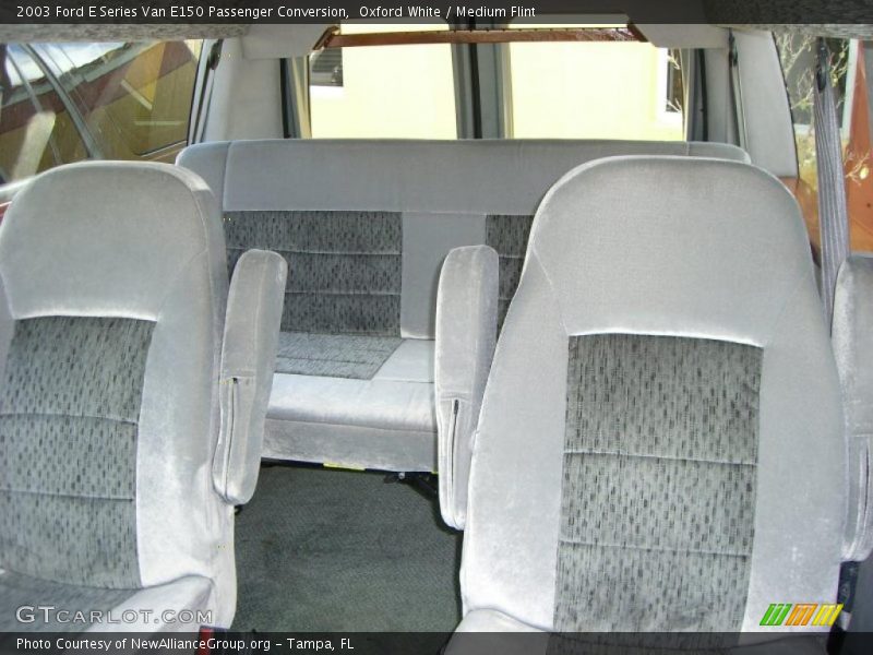 Oxford White / Medium Flint 2003 Ford E Series Van E150 Passenger Conversion