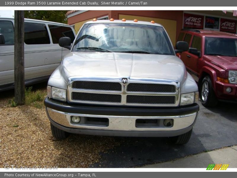 Silver Metallic / Camel/Tan 1999 Dodge Ram 3500 Laramie Extended Cab Dually