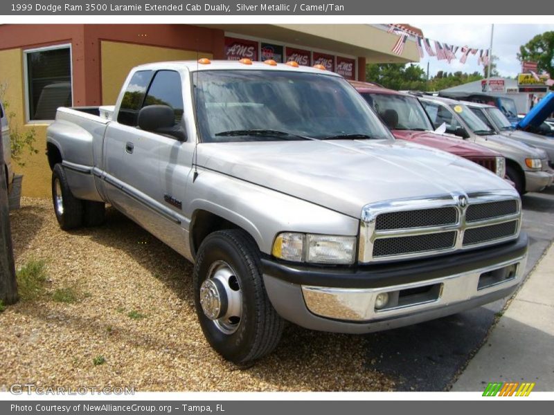 Silver Metallic / Camel/Tan 1999 Dodge Ram 3500 Laramie Extended Cab Dually