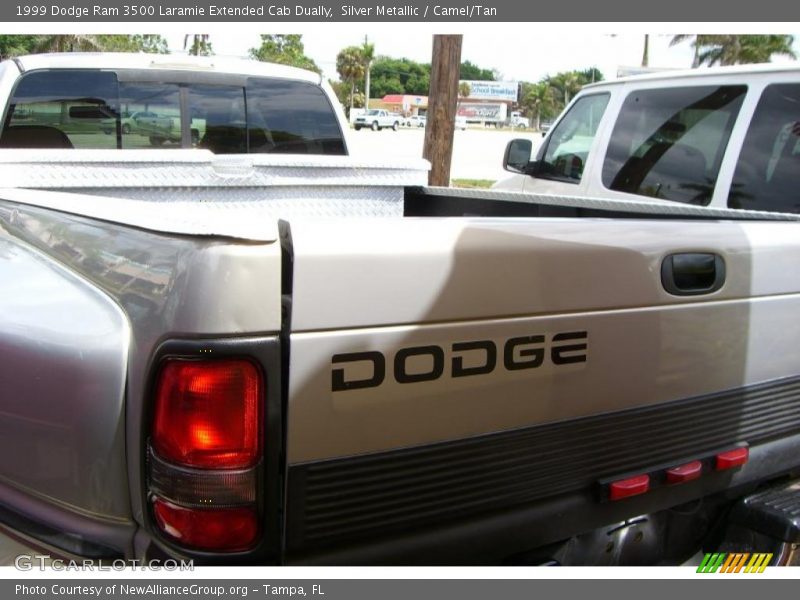 Silver Metallic / Camel/Tan 1999 Dodge Ram 3500 Laramie Extended Cab Dually
