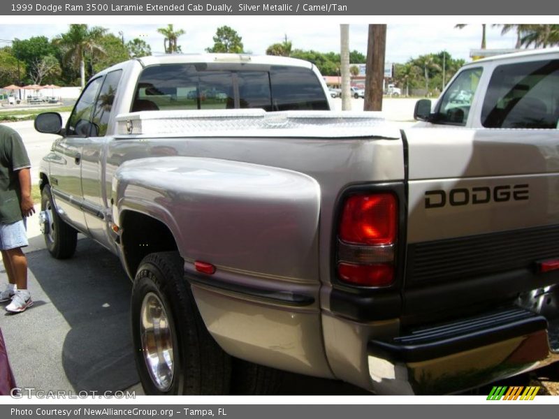 Silver Metallic / Camel/Tan 1999 Dodge Ram 3500 Laramie Extended Cab Dually