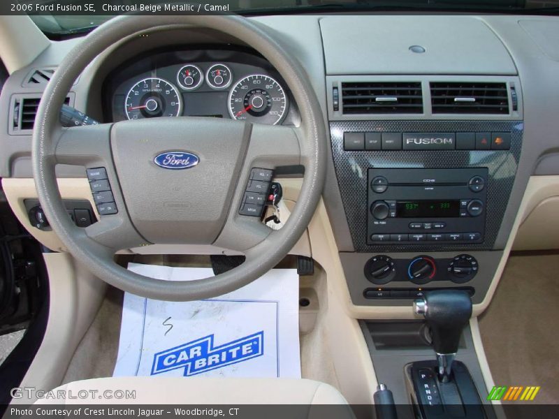 Charcoal Beige Metallic / Camel 2006 Ford Fusion SE