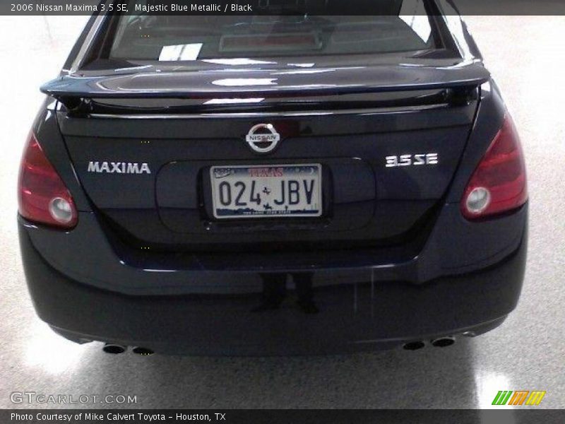 Majestic Blue Metallic / Black 2006 Nissan Maxima 3.5 SE