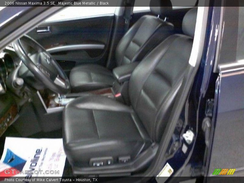 Majestic Blue Metallic / Black 2006 Nissan Maxima 3.5 SE