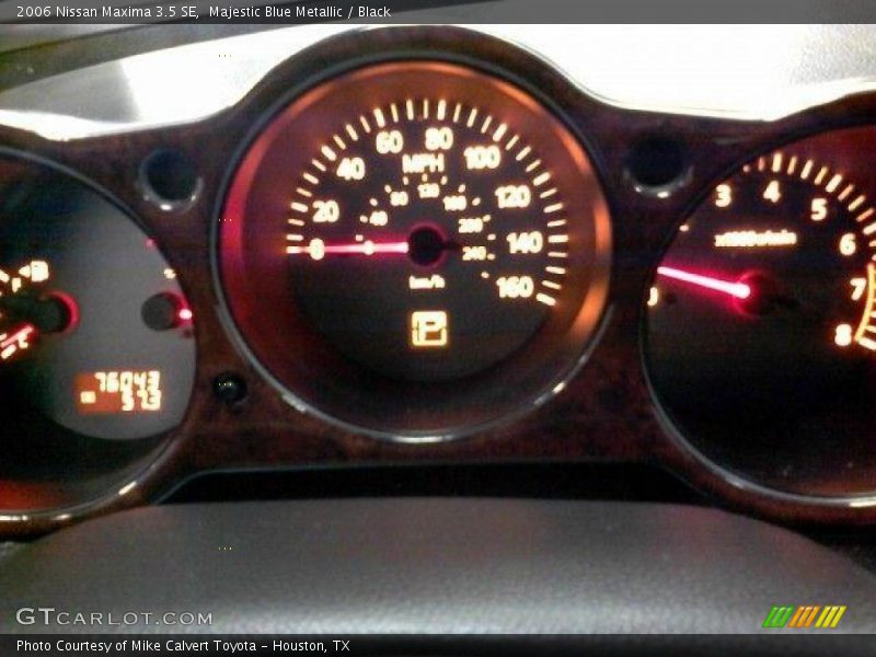 Majestic Blue Metallic / Black 2006 Nissan Maxima 3.5 SE