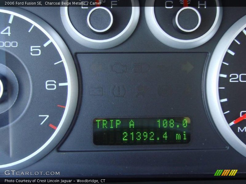 Charcoal Beige Metallic / Camel 2006 Ford Fusion SE