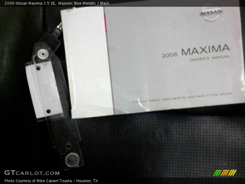 Majestic Blue Metallic / Black 2006 Nissan Maxima 3.5 SE