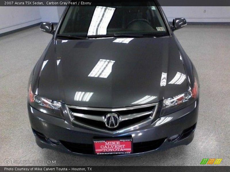 Carbon Gray Pearl / Ebony 2007 Acura TSX Sedan