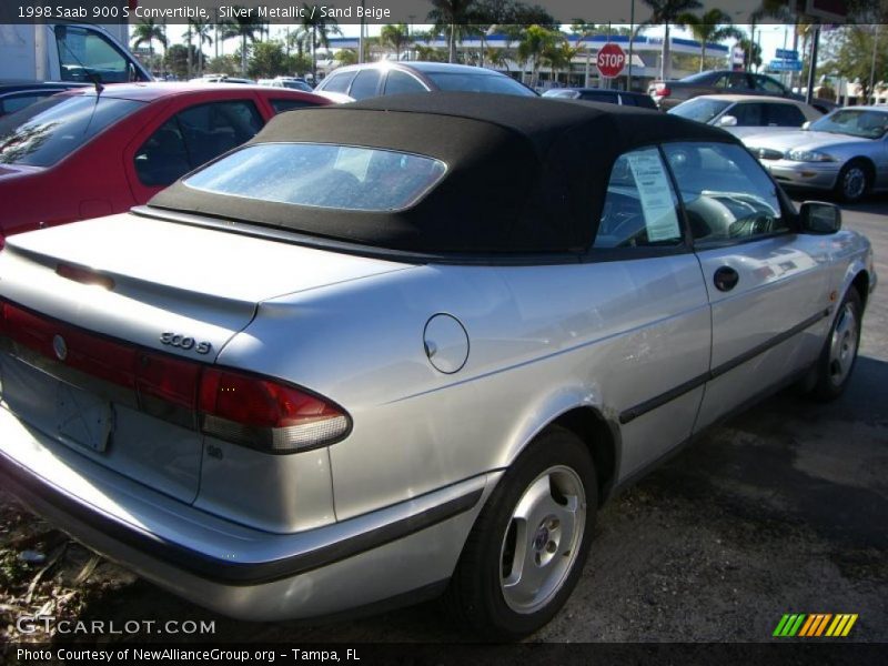 Silver Metallic / Sand Beige 1998 Saab 900 S Convertible