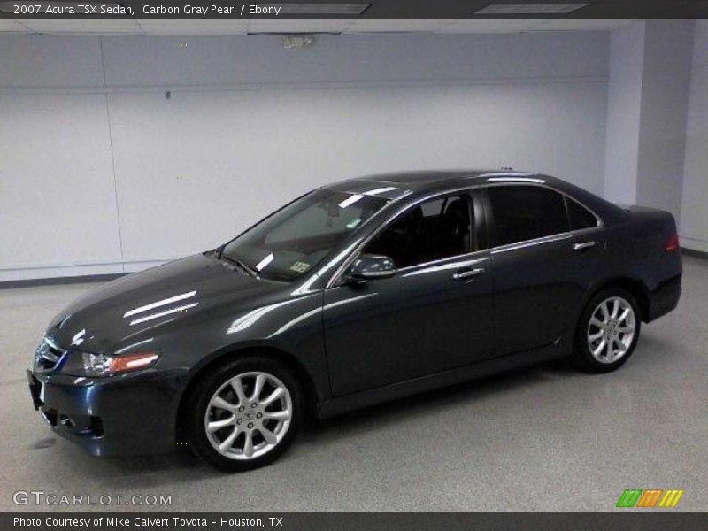 Carbon Gray Pearl / Ebony 2007 Acura TSX Sedan