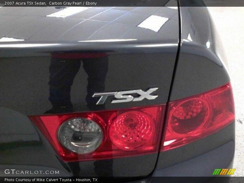 Carbon Gray Pearl / Ebony 2007 Acura TSX Sedan