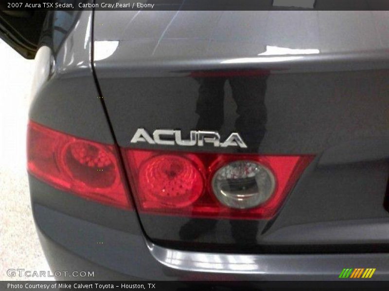 Carbon Gray Pearl / Ebony 2007 Acura TSX Sedan