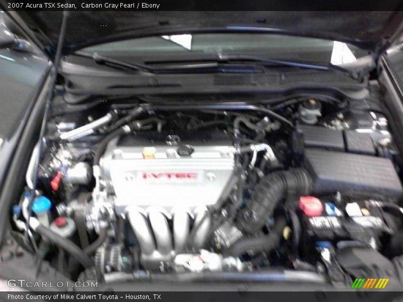 Carbon Gray Pearl / Ebony 2007 Acura TSX Sedan