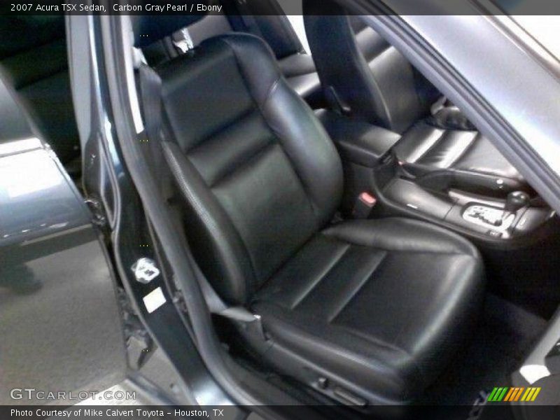 Carbon Gray Pearl / Ebony 2007 Acura TSX Sedan