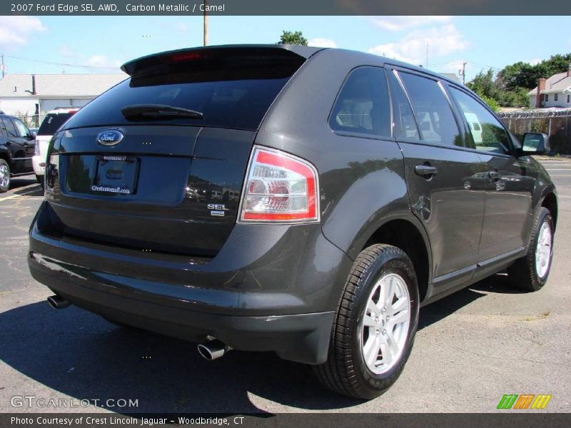 Carbon Metallic / Camel 2007 Ford Edge SEL AWD