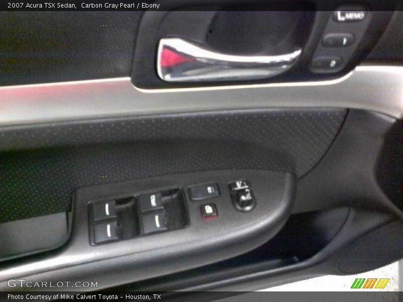 Carbon Gray Pearl / Ebony 2007 Acura TSX Sedan