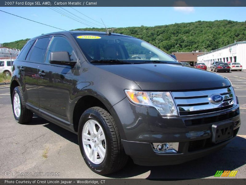 Carbon Metallic / Camel 2007 Ford Edge SEL AWD
