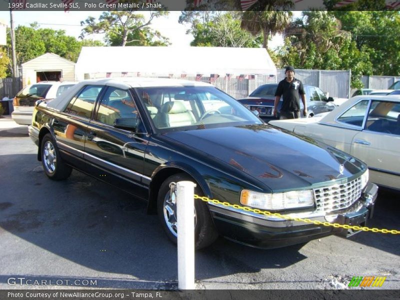 Polo Green Metallic / Shale 1995 Cadillac Seville SLS