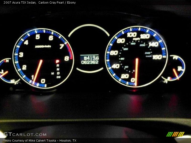 Carbon Gray Pearl / Ebony 2007 Acura TSX Sedan