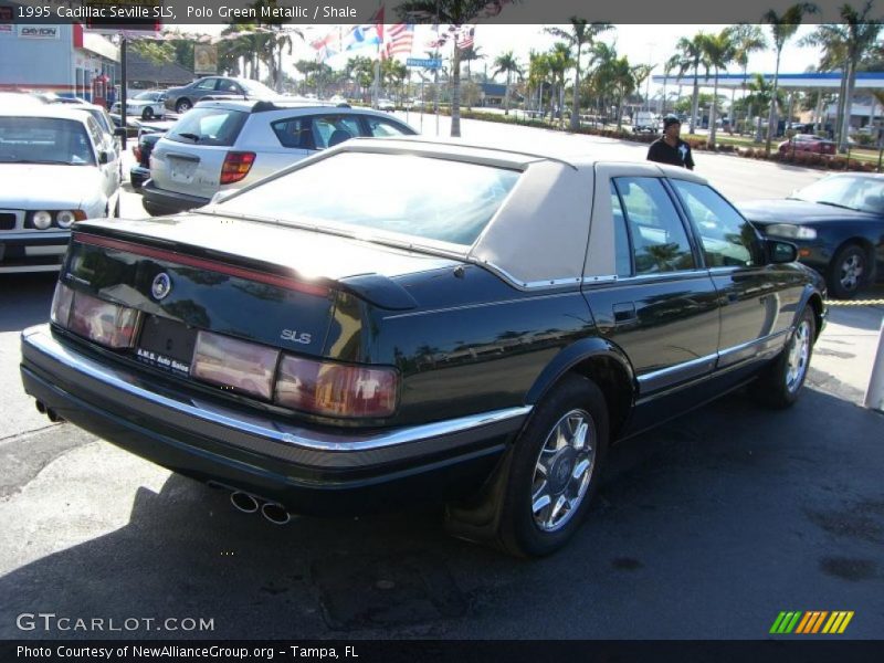 Polo Green Metallic / Shale 1995 Cadillac Seville SLS