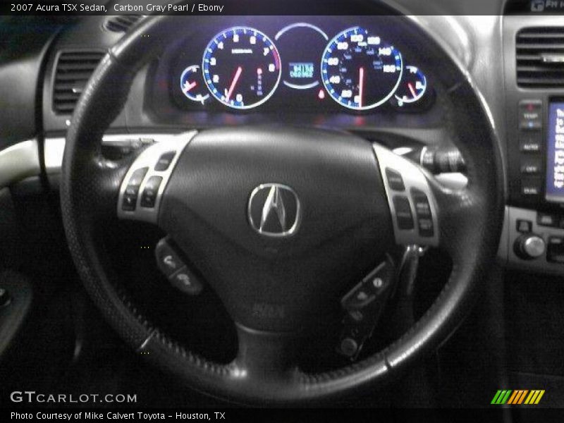 Carbon Gray Pearl / Ebony 2007 Acura TSX Sedan