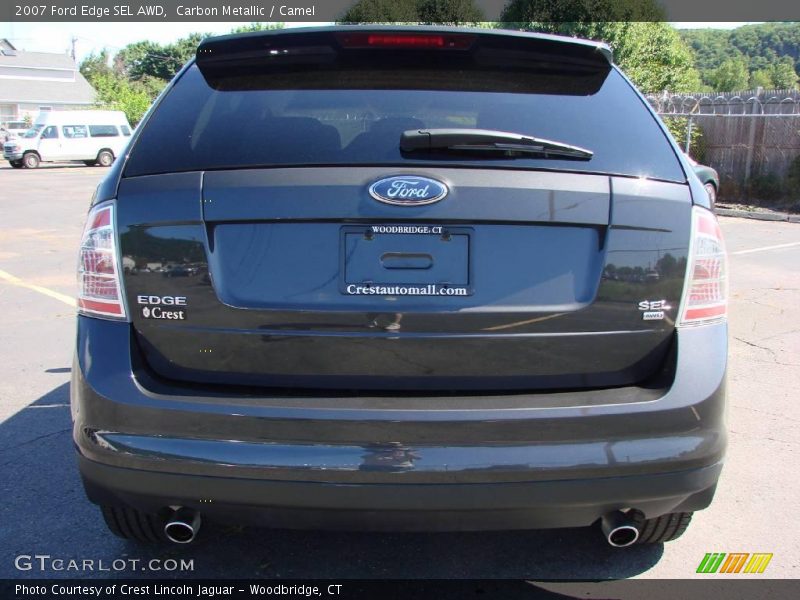 Carbon Metallic / Camel 2007 Ford Edge SEL AWD