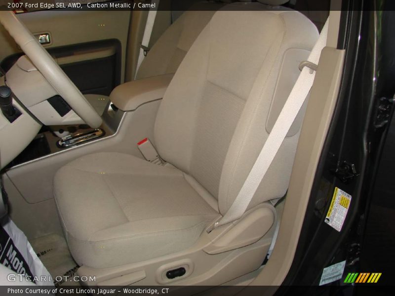 Carbon Metallic / Camel 2007 Ford Edge SEL AWD