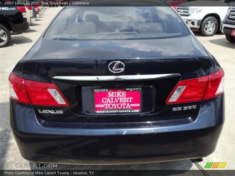 Blue Onyx Pearl / Cashmere 2007 Lexus ES 350