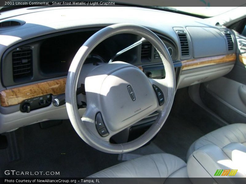 Silver Frost Metallic / Light Graphite 2001 Lincoln Continental