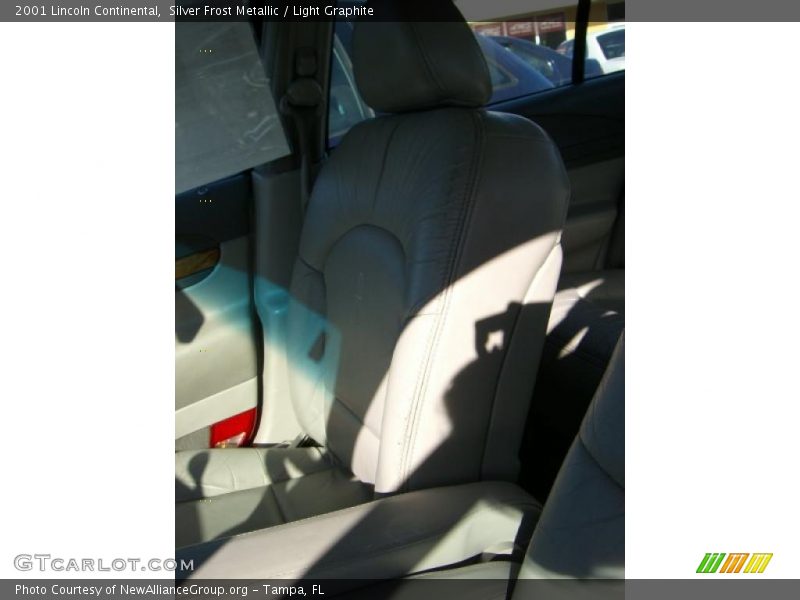Silver Frost Metallic / Light Graphite 2001 Lincoln Continental