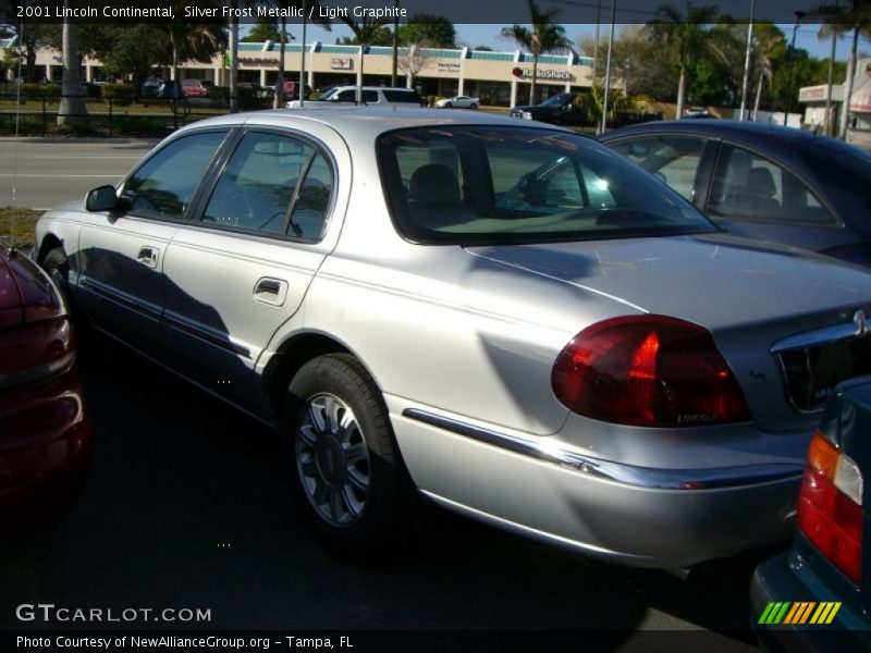 Silver Frost Metallic / Light Graphite 2001 Lincoln Continental