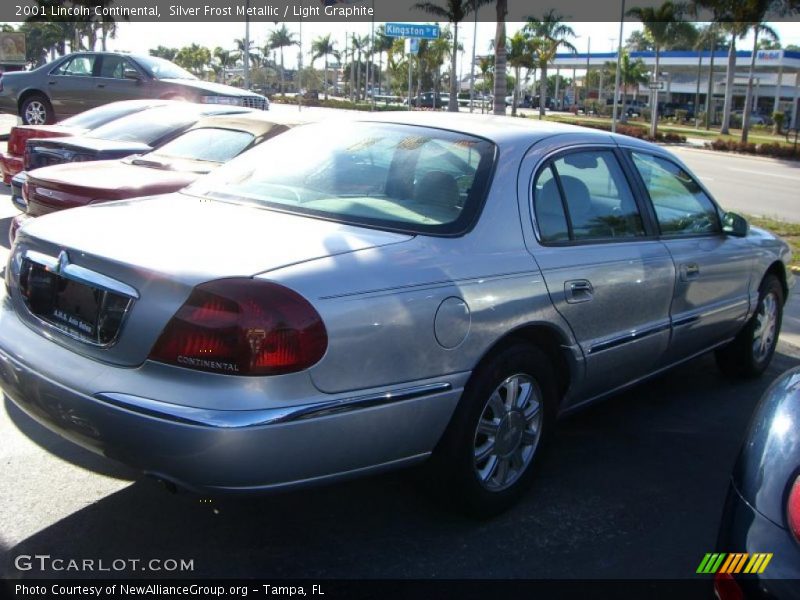 Silver Frost Metallic / Light Graphite 2001 Lincoln Continental