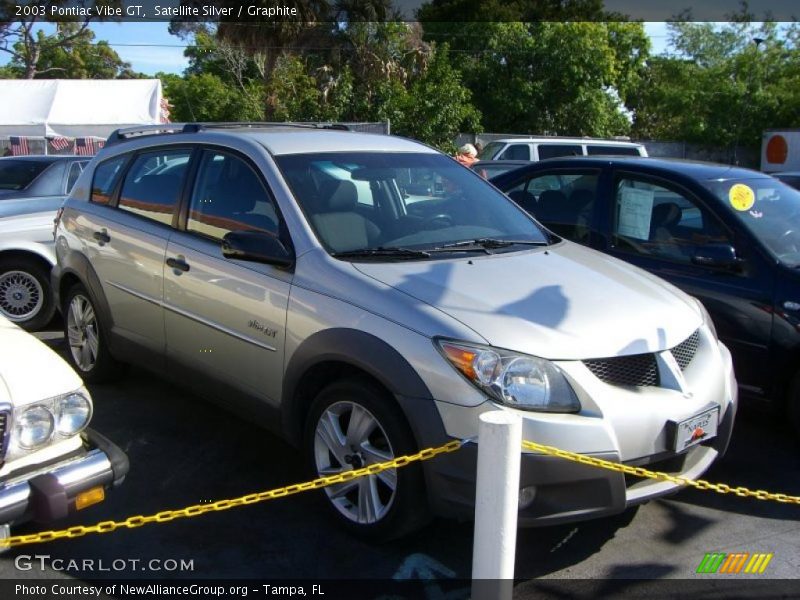 Satellite Silver / Graphite 2003 Pontiac Vibe GT