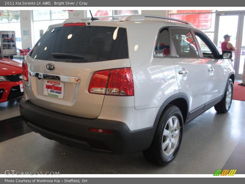 Bright Silver / Gray 2011 Kia Sorento LX AWD