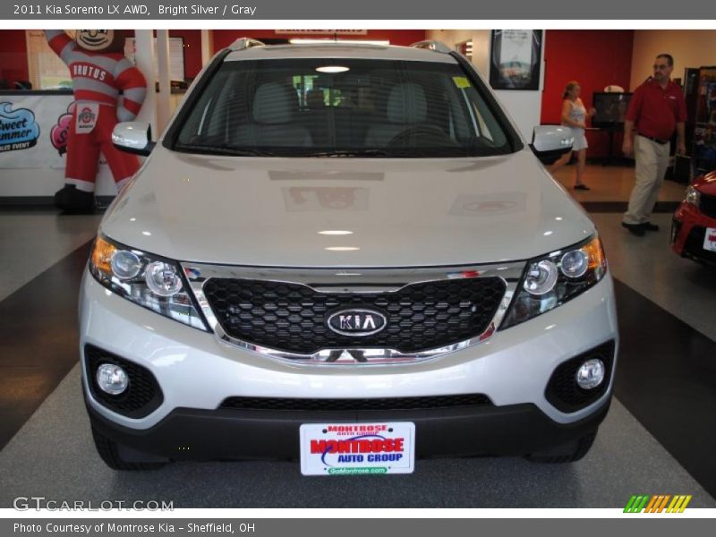 Bright Silver / Gray 2011 Kia Sorento LX AWD