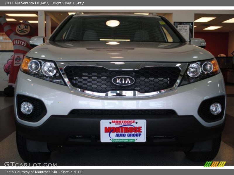 Bright Silver / Gray 2011 Kia Sorento LX AWD