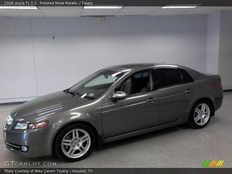 Polished Metal Metallic / Taupe 2008 Acura TL 3.2