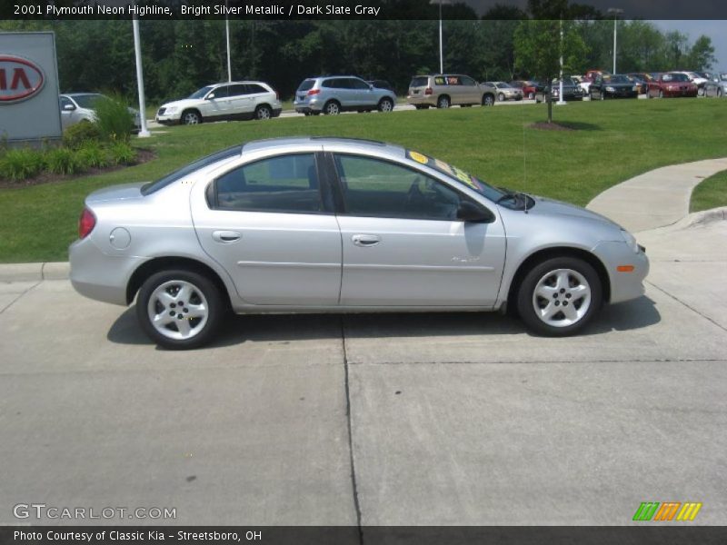 Bright Silver Metallic / Dark Slate Gray 2001 Plymouth Neon Highline